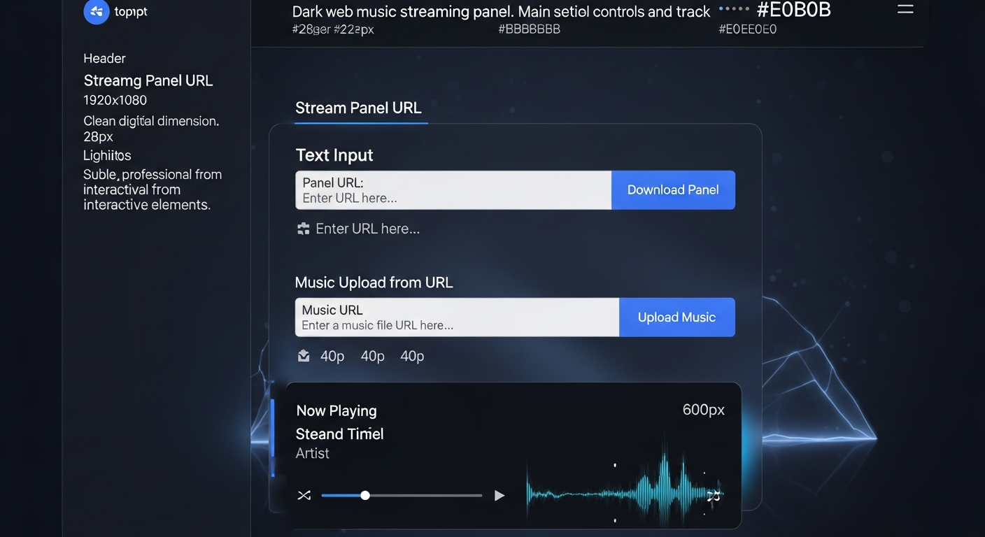 Upload music to AutoDJ from URL or webpage link for remote audio file import