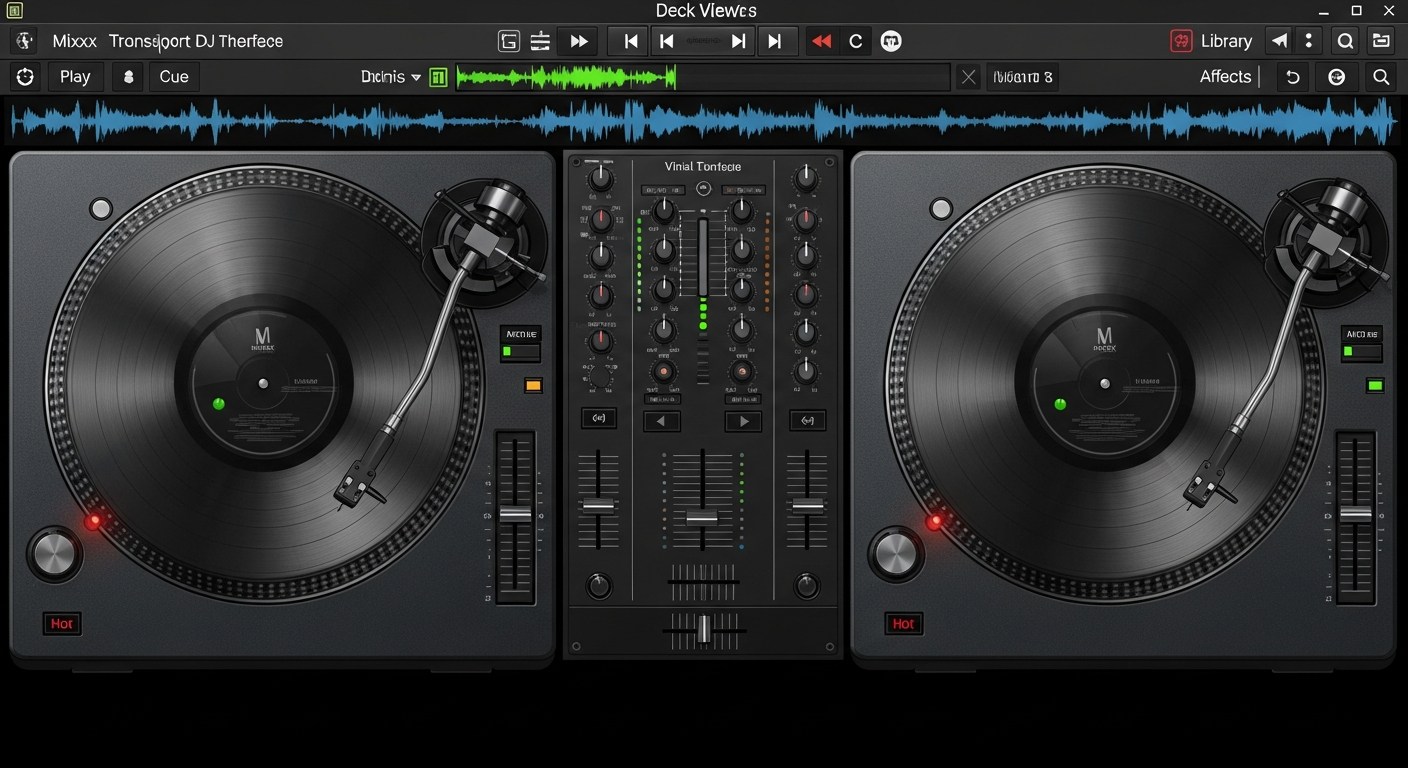 Mixxx 2.4.1 free open-source DJ software with dual decks Shoutcast Icecast streaming support and MIDI controller compatibility