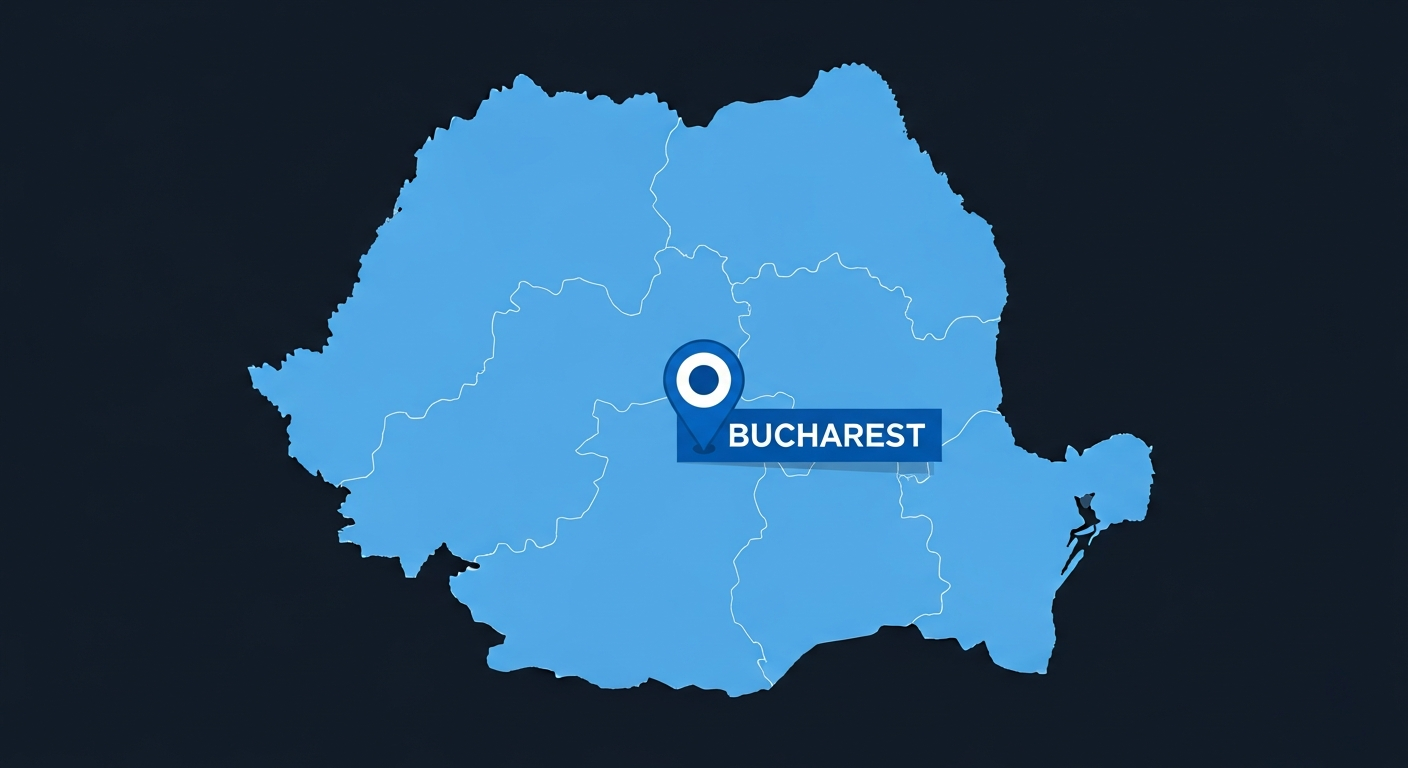 Shoutcast Net European Union office location map in Bucharest Romania for 24/7 technical support