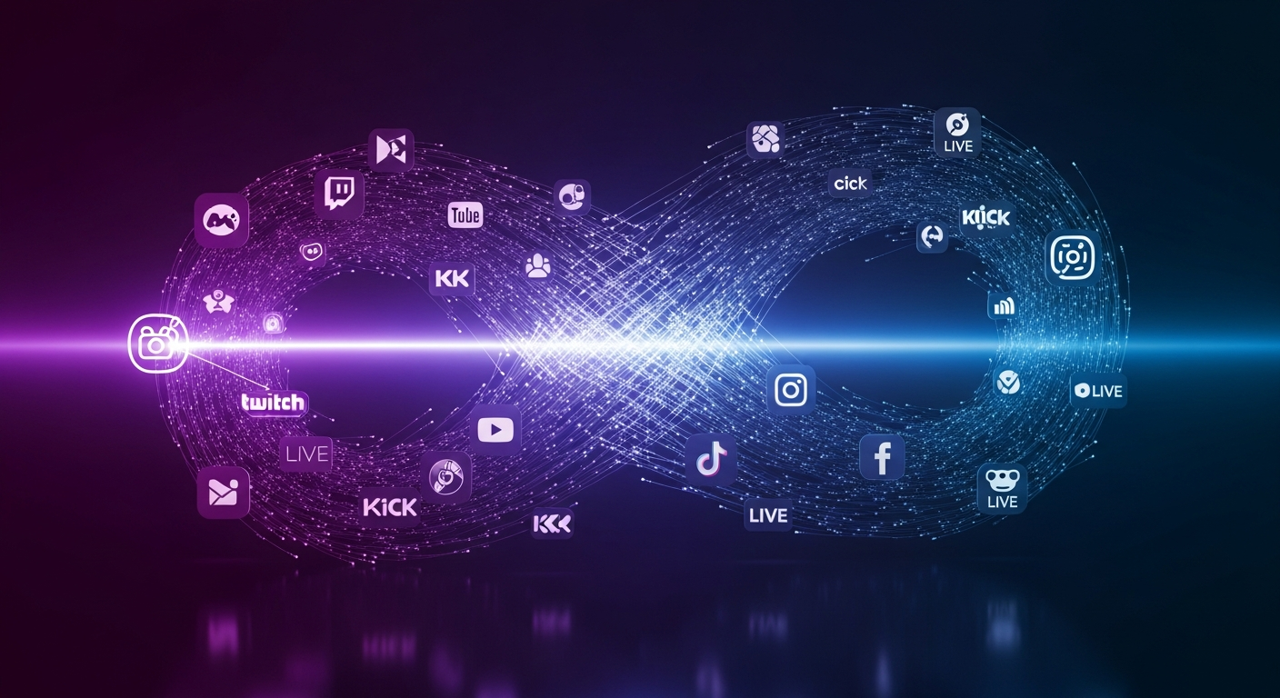 Restream to Shoutcast Net migration showing unlimited channel support